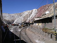 Ferrocarril Central Andino en La Oroya
