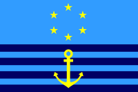 Flag of the Central Commission for Navigation on the Rhine.svg