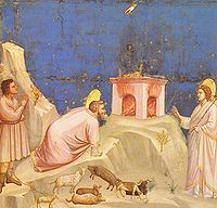 Giotto - Scrovegni - -04- - Joachim's Sacrificial Offering.jpg