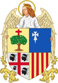 Historic Coat of Arms of Aragon Angel Supporter Version.svg