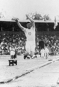 Thorpe en los Juegos Olímpicos de 1912.