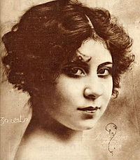 La actriz Julia Lajos