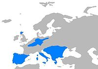 Distribución del gato montés europeo