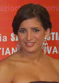 Lucía Jiménez en el Festival de cine de San Sebastián de 2006