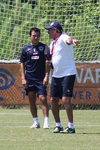 Luis Pérez and Ricardo Lavolpe - CF Monterrey.jpg