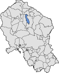 Map of Añora in the province.svg