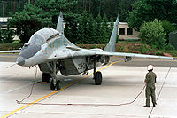 MiG-29GT de la Luftwaffe en 1993.
