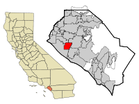 Orange County California Incorporated and Unincorporated areas Fountain Valley Highlighted.svg