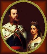 Retrato de Maximiliano y Carlota.