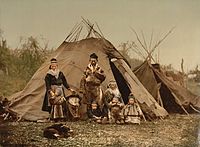Familia Saami alrededor de 1900