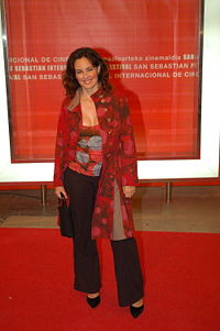 Silvia Marsó en el Festival de Cine de San Sebastián de 2006