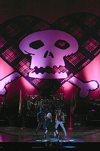 Lavigne durante su gira mundial.