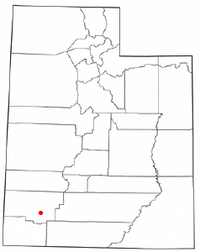 Localización de Cedar City, Utah