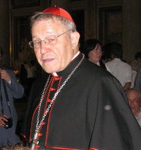 El cardenal Kasper en junio de 2008.