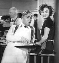 Demarest con Cheryl Walker en Stage Door Canteen (1943)
