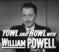 William Powell en su interpretación 'El hombre delgado