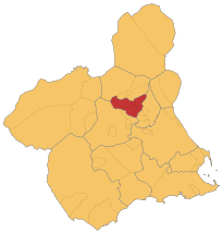 Localización de Valle de Ricote (Murcia).svg