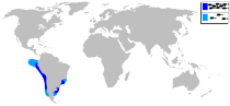 Distribución por Pacífico y Atlántico