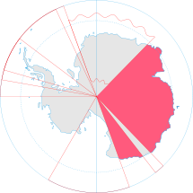 Ubicación de Territorio Antártico Australiano