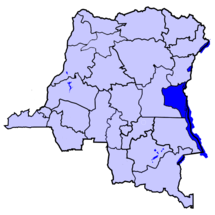 Ubicación de Kivu del Sur