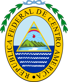Coat of arms of the Federal Republic of Central America.svg