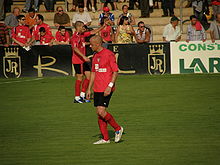 Martín Tártara con el Club Deportivo Mirandés (2009).