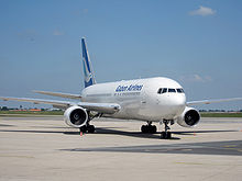 Gabon Airlines. Boeing 767-200. CDG.2010.JPG