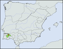 Location map Taifa of Mértola.svg