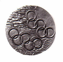 Olympic movement. Anvers. Bronze fos. 180mm