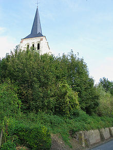 Iglesia fortificada del siglo XII.