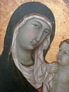 Ugolino di Nerio 1315 1320 La Vierge et l Enfant Sienne detail.jpg