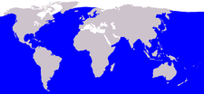 Área de distribución del rorcual azul
