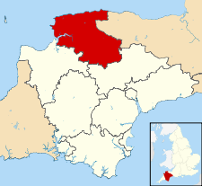North Devon UK locator map.svg
