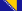 Bandera de Bosnia y Herzegovina.