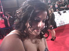Nina durante la entrega de los premios National Television en el Reino Unido en el 2011.