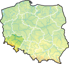 Ubicación de Voivodato de Baja Silesia