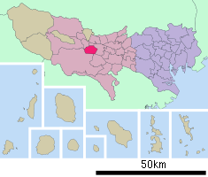 Localización de Akishima