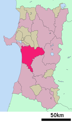 Localización de Akita