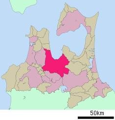 Localización de Aomori
