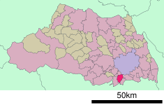 Localización de Asaka