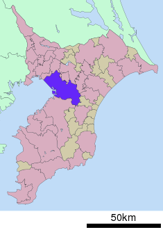 Localización de Chiba