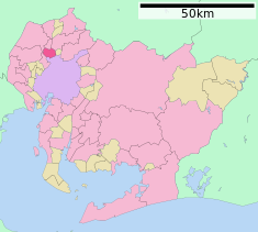 Localización de Kitanagoya