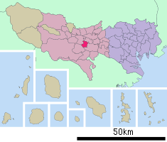 Localización de Kunitachi