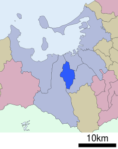 Localización de Jōnan-ku