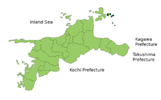 Localización de Kamijima-chō