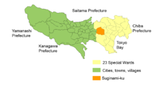 Localización de Suginami