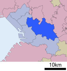 Localización de Wakaba-ku