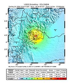 2008-Colombia earthquake intensity-map.jpg