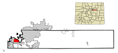Ubicación en el condado de Arapahoe en el estado de Colorado Ubicación de Colorado en EE. UU.