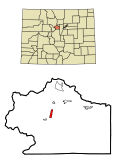 Ubicación en el condado de Clear Creek en el estado de Colorado Ubicación de Colorado en EE. UU.